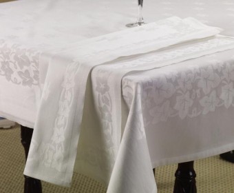 100% Cotton /Polyester Satin Table Cloth