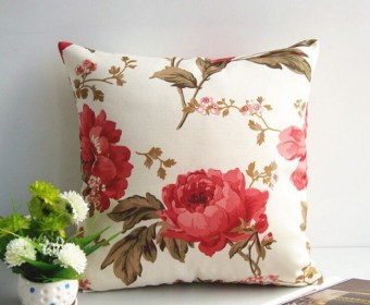 Modern Decorative Floral Pillow Cover Cushion Cover