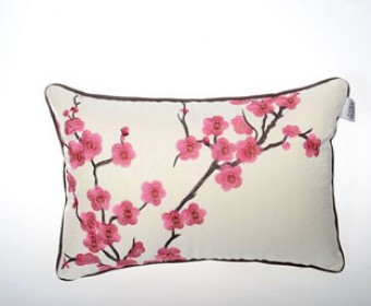 100% Bamboo Modern Decorative Floral Soft Cushion/ Seat Cushion
