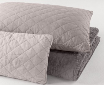 100% Cotton quilted sham Pillow/Pillowcase