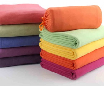 100% polyester solid color airline polar fleece blanket