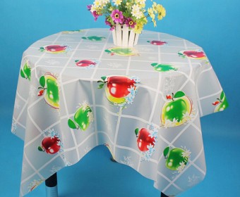 Environmental Waterproof /Anti-skid/Thicken/Mildewproof PEVA Printed Square Table cloths