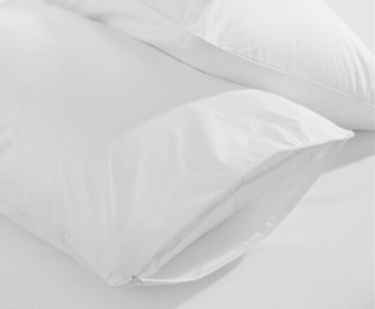 Woven 100% polyester fire-resistant  pillow protector
