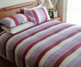 100% Cotton T240 quilted Pillow sham/quilted Pillowcase,quilted bedding sets