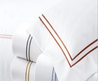 100% Cotton white hotel bedding set/jacquard hotel pillow/hotel pillowcases