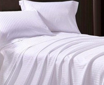 80% cotton 20% polyesete satin stripe hotel bedding sets hospitali bedding sets in stock
