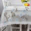 Environmental Waterproof /Anti-skid/Thicken/Mildewproof PEVA Printed Square Table cloths