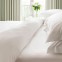Woven 100% polyester fireproof embroidery hotel bedding set