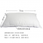 100% Cotton Down Proof Fabric T233 Soft Fiber Pillow With Piping