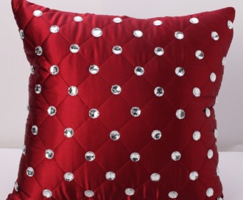 Decorative Pillow,  Cotton Cushion Cover in solid color