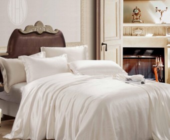 100% cotton Check White Bedding Sets/Jacquard Bed Sheets/Dobby Sheets