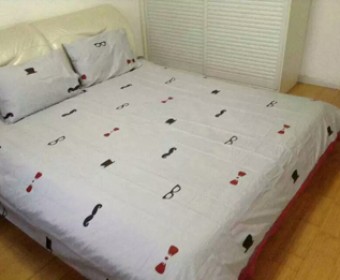 100% Cotton T205 twill printed bedding sets/printed duvet cover