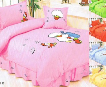 100% cotton twill printing kid bedding sets/ baby bedding sets