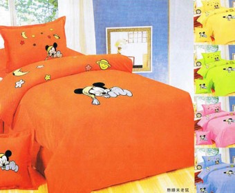 100% cotton twill printing kid bedding sets/ baby bedding sets