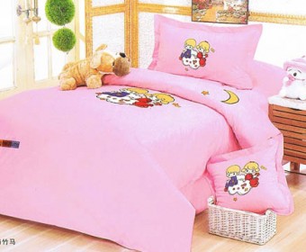 100% cotton twill printing kid bedding sets/ baby bedding sets