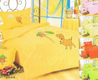 100% cotton twill printing kid bedding sets/ baby bedding sets