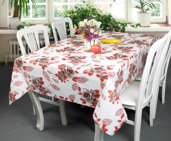 Environmental Waterproof /Anti-skid/Thicken/Mildewproof PEVA Printed Square Table cloths