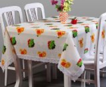 Environmental Waterproof /Anti-skid/Thicken/Mildewproof PEVA Printed Square Table cloths