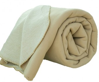 100% polyester solid color airline sherpa fleece blanket coral fleece blanket