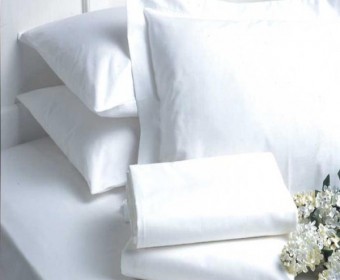 Woven 100% polyester fireproof embroidery hotel bedding set