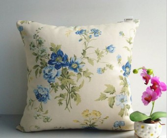 100% cotton Decorative Floral Soft Cushion/ Seat Cushion