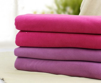 100% polyester 300gsm travel polar fleece blanket