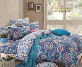 100% Cotton T500 twill printed / solid color  bedding sheets sets/comforter