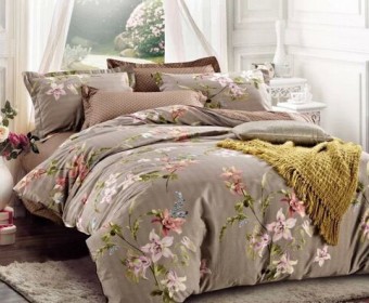 100% Cotton T500 twill printed / solid color  bedding sheets sets/comforter