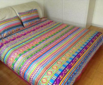 Pure Cotton T205 twill printed bed sheet set, Reactive Printed, Hypoallergenic duvet cover and pillowcase set