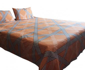 Pure Cotton T205 twill printed bed sheet set, Reactive Printed, Hypoallergenic duvet cover and pillowcase set