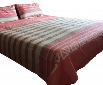 Pure Cotton T205 twill printed bed sheet set, Reactive Printed, Hypoallergenic duvet cover and pillowcase set