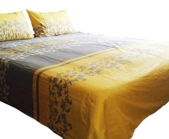 Pure Cotton T205 twill printed bed sheet set, Reactive Printed, Hypoallergenic duvet cover and pillowcase set