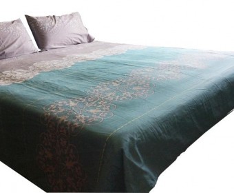 Pure Cotton T205 twill printed bed sheet set, Reactive Printed, Hypoallergenic duvet cover and pillowcase set