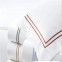 100% Cotton white hotel bedding set/jacquard hotel pillow/hotel pillowcases